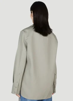 Self-Tie Shirt><noscript><img width=