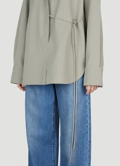 Self-Tie Shirt><noscript><img width=