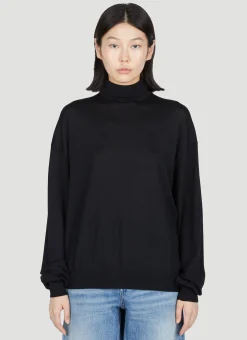 Semi Sheer Turtleneck Sweater>Saint Laurent Hot