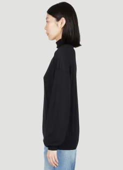 Semi Sheer Turtleneck Sweater></noscript>Saint Laurent Hot