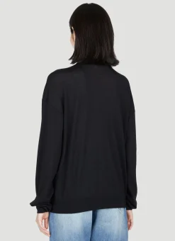 Semi Sheer Turtleneck Sweater></noscript>Saint Laurent Hot
