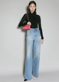 Semi-Sheer Cross Top>Saint Laurent Hot