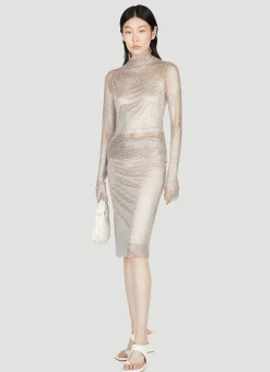 Senior Rhinestone Mesh Skirt>Sportmax