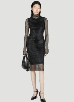 Senior Rhinestone Mesh Skirt>Sportmax Sale