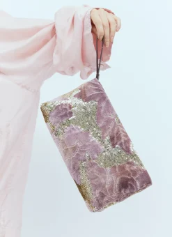 Sequin Embellished Clutch>Dries Van Noten Best