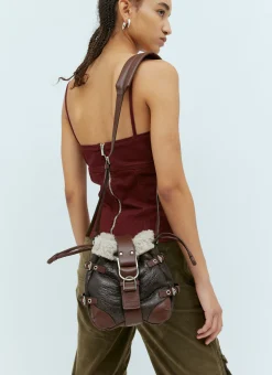 Shearling Bucket Shoulder Bag>Blumarine Discount