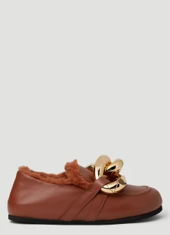 Shearling Chain Loafers>JW Anderson Sale