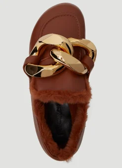 Shearling Chain Loafers></noscript>JW Anderson Sale
