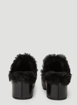 Shearling Clogs><noscript><img width=