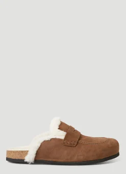 Men JW Anderson Loafers^Shearling Leather Loafers