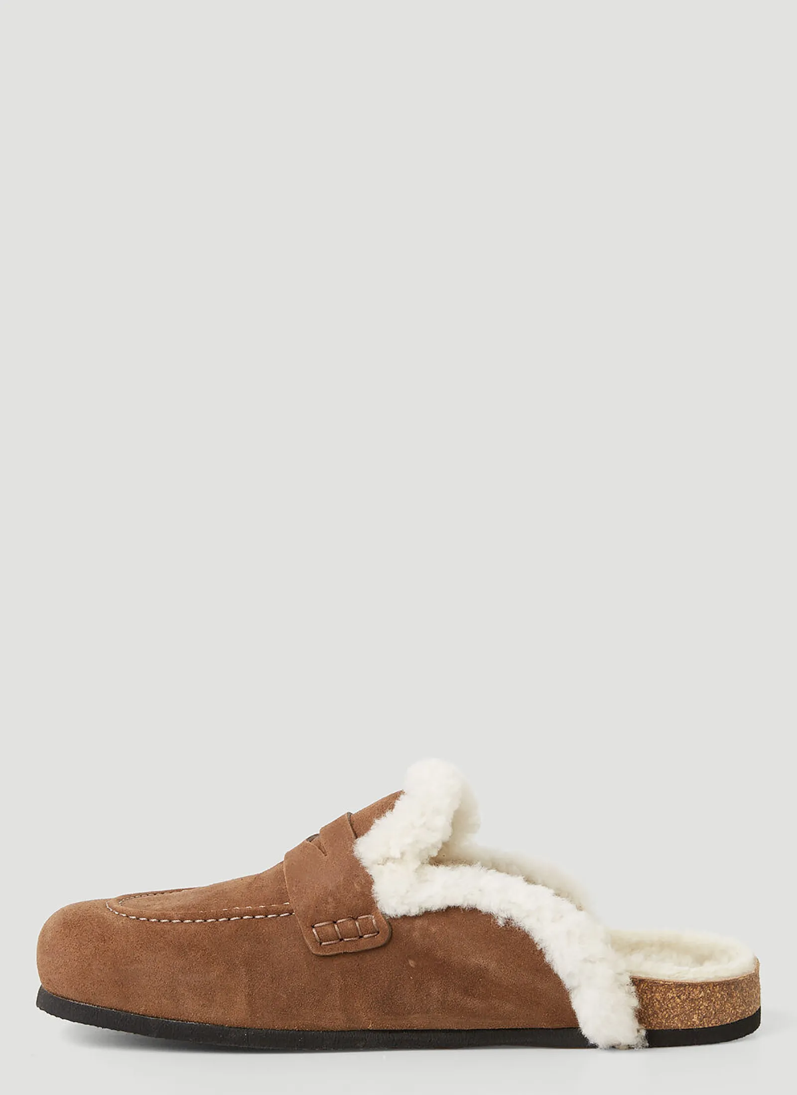 Men JW Anderson Loafers^Shearling Leather Loafers
