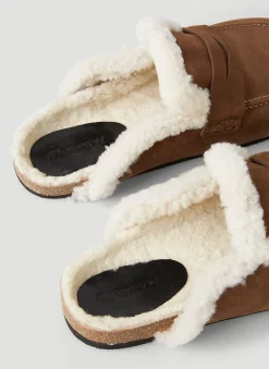 Men JW Anderson Loafers^Shearling Leather Loafers