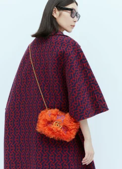Shearling Mini Shoulder Bag>Gucci