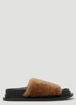 Shearling Sandals>Jil Sander New
