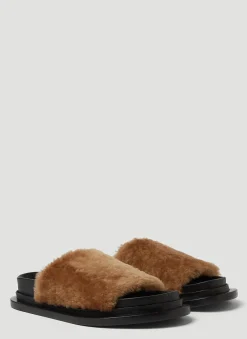 Shearling Sandals>Jil Sander New