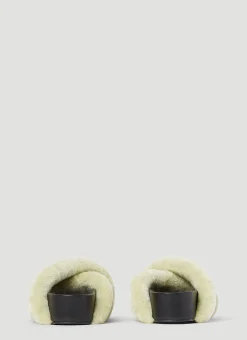 Shearling Slides></noscript>Jil Sander