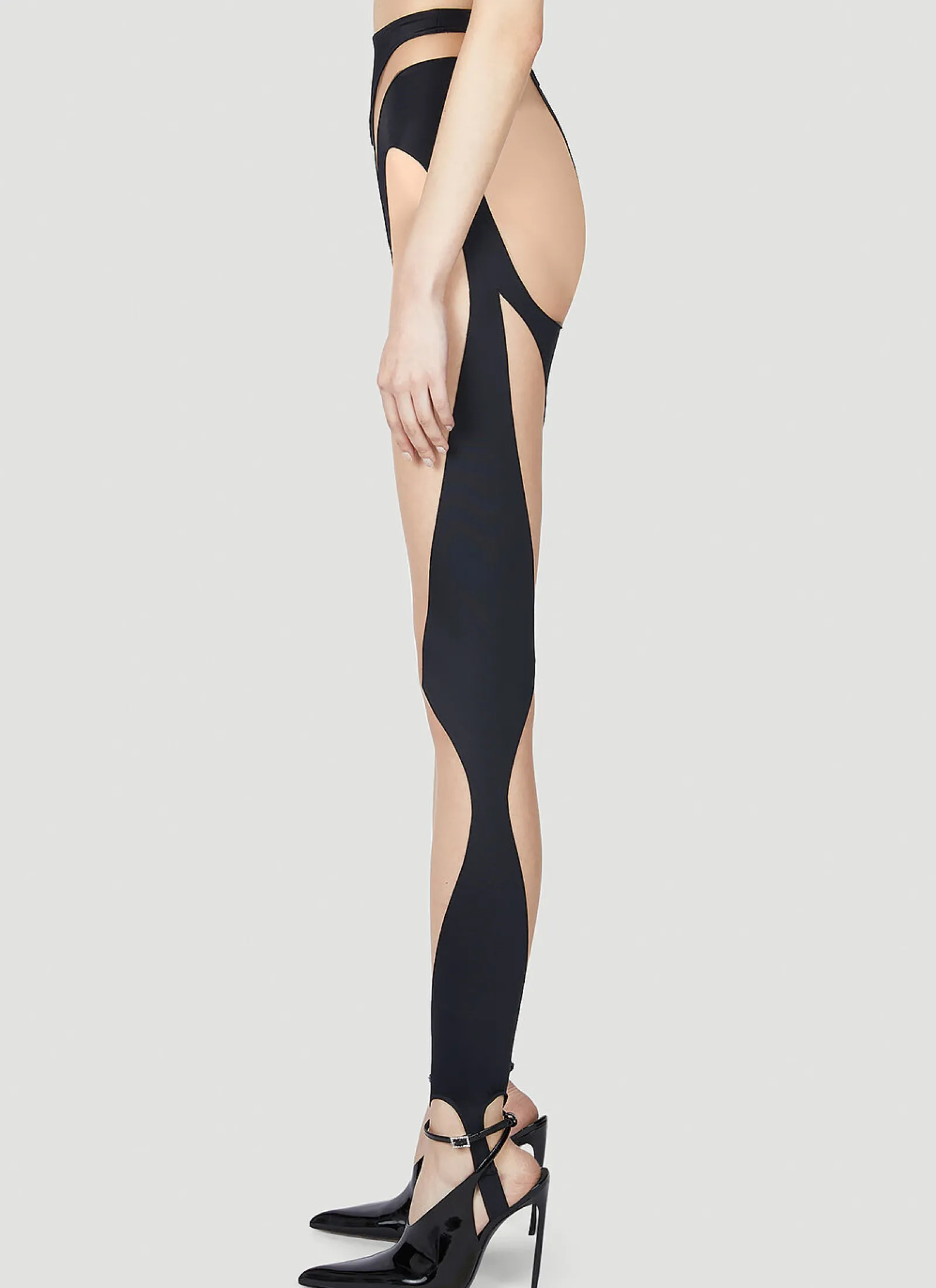 Sheer Cut Out Leggings>Mugler Outlet