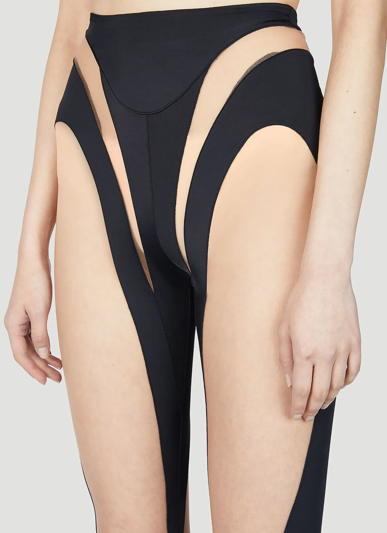 Sheer Cut Out Leggings>Mugler Outlet