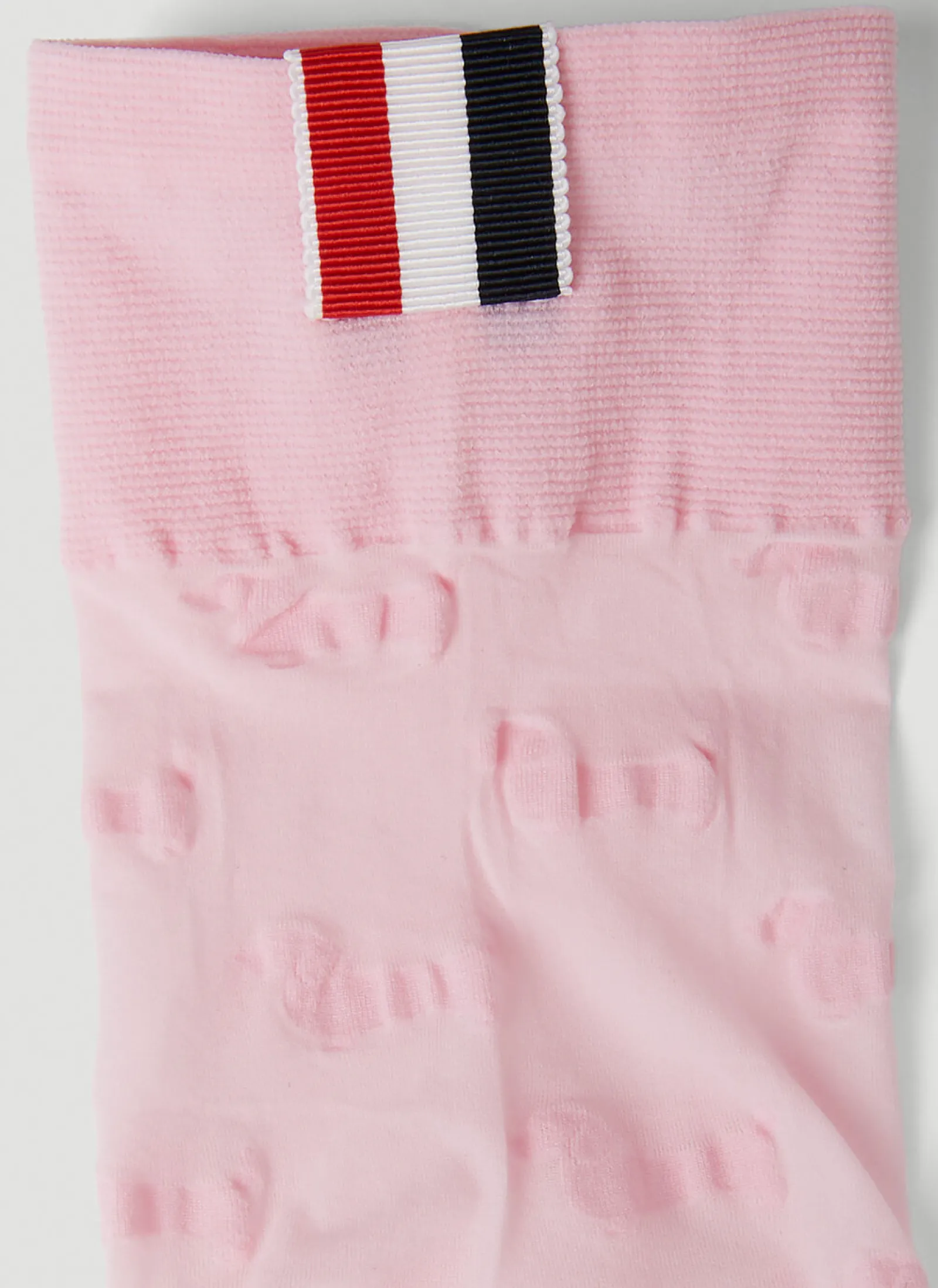 Men Thom Browne Socks^Sheer Four Bar Socks