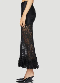 Sheer Lace Midi Skirt></noscript>Paco Rabanne Outlet