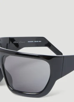 Men Rick Owens Sunglasses^Shiny Davis Sunglasses