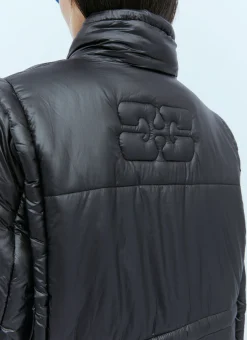 Shiny Quilt Vest Jacket></noscript>GANNI New