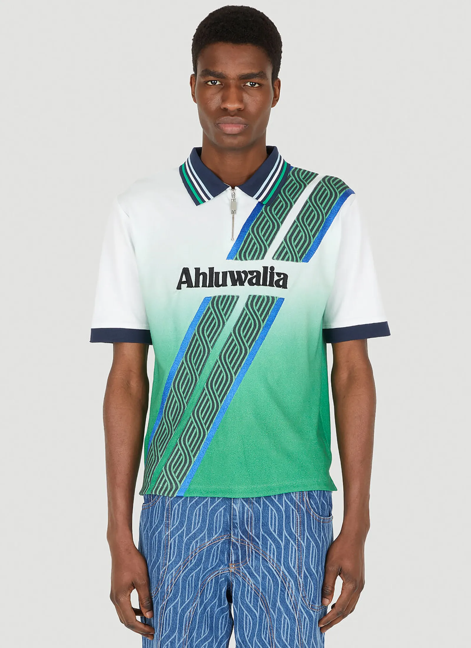 Men Ahluwalia Polo Shirts^Short Sleeve Football Polo