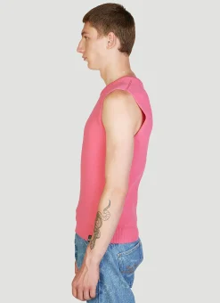 Men Martine Rose Tops^Shrunken Knit Vest
