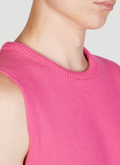 Men Martine Rose Tops^Shrunken Knit Vest
