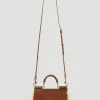 Sicily Suede Small Handbag>Dolce & Gabbana Outlet