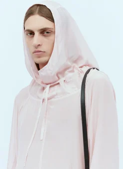 Men Dries Van Noten Shirts^Silk Hooded Shirt