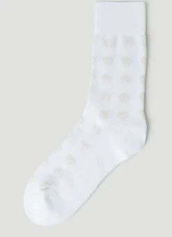 Men Alexander McQueen Socks^Skull Motif Socks
