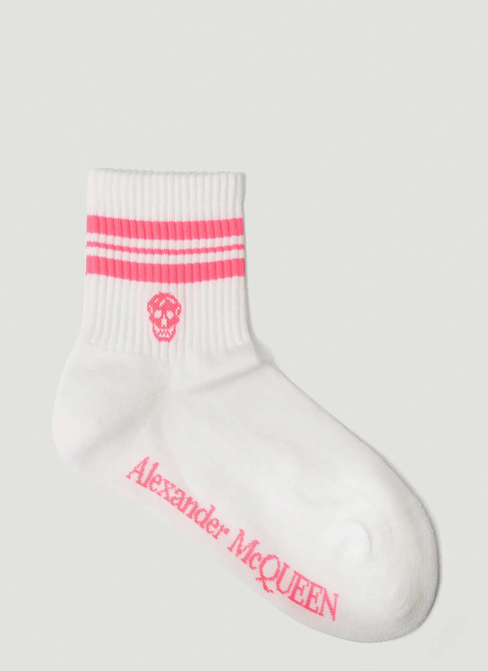 Men Alexander McQueen Socks^Skull Stripe Sports Socks