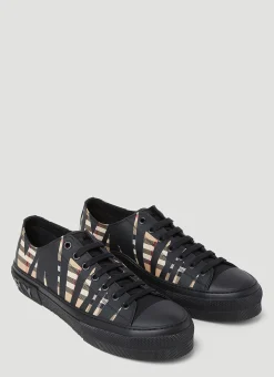 Men Burberry Sneakers^Sliced Check Sneakers