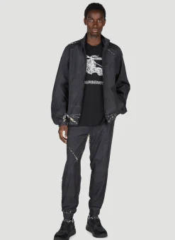 Men Burberry Track Pants^Sliced Check Track Pants