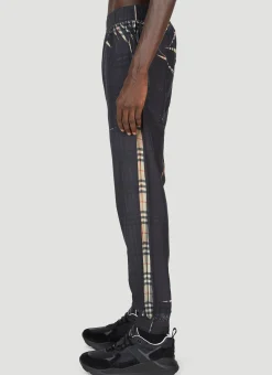 Men Burberry Track Pants^Sliced Check Track Pants