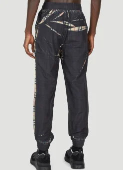 Men Burberry Track Pants^Sliced Check Track Pants