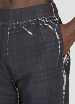 Men Burberry Track Pants^Sliced Check Track Pants