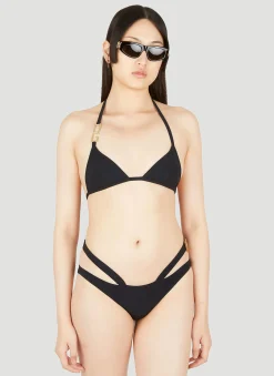 Slip Logo Plaque Bikini Bottoms>Dolce & Gabbana Outlet