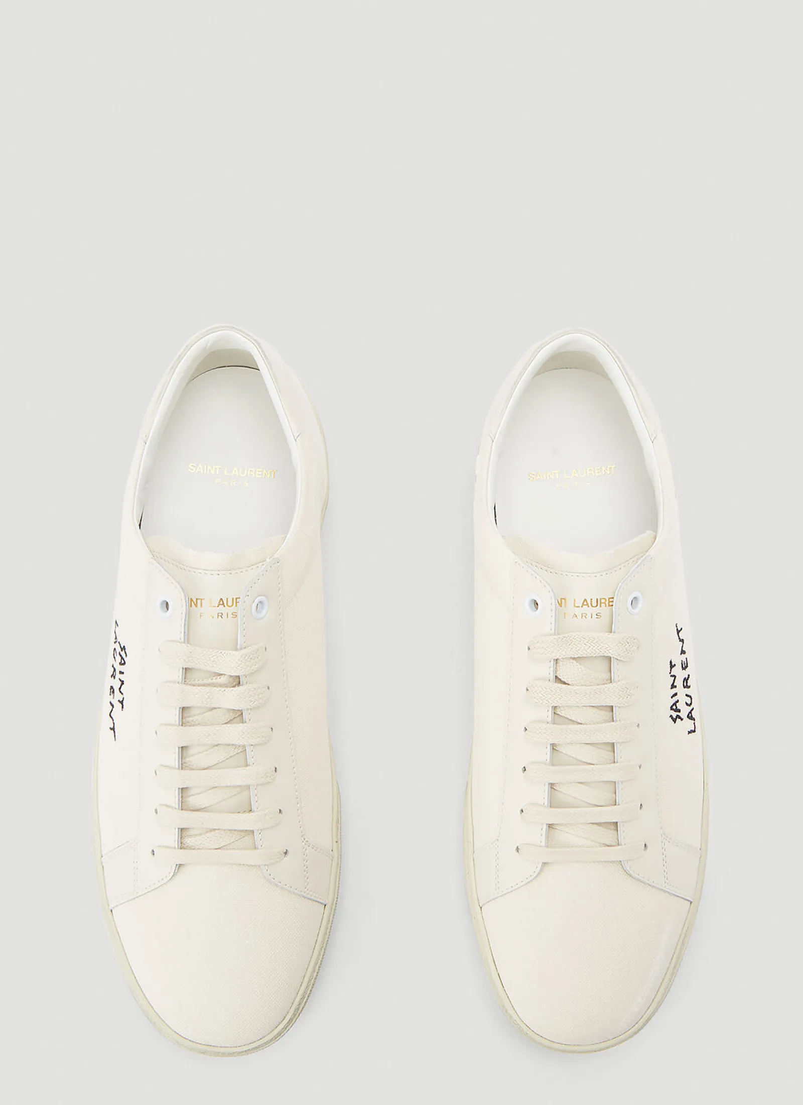 Men Saint Laurent Sneakers^Sl06Low-Top Sneakers