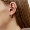 Men Tom Wood Jewellery^Small Square Hoop Earrings
