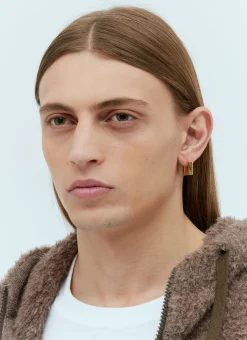 Men Tom Wood Jewellery^Small Square Hoop Earrings