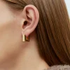 Men Tom Wood Jewellery^Small Square Hoop Earrings