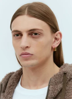 Men Tom Wood Jewellery^Small Square Hoop Earrings