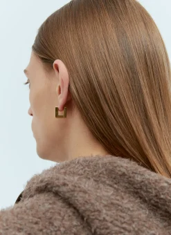 Men Tom Wood Jewellery^Small Square Hoop Earrings