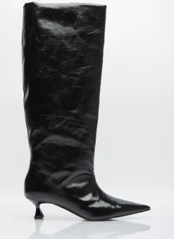 Soft Slouchy High Shaft Boots>GANNI