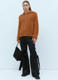 Men Dries Van Noten Knitwear^Soft-Fluffy Knit Cardigan