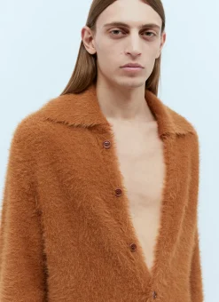 Men Dries Van Noten Knitwear^Soft-Fluffy Knit Cardigan