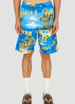 Men Gucci Swimwear^Souvenir Swim Shorts
