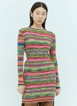 Spacedye Problemo Holey Knit Mini Dress>Aries New